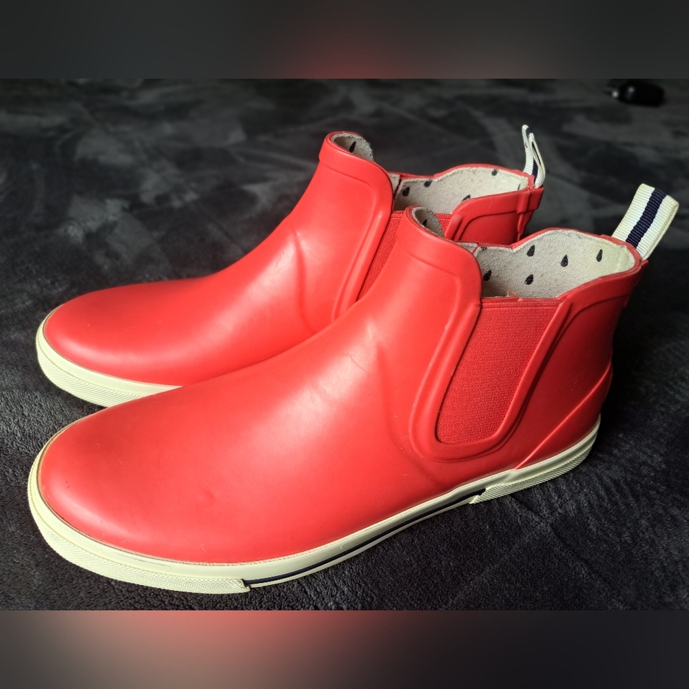 Joules Women's Red Wellington Rain Shoes